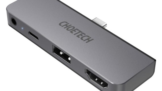 Choetech 4 in 1 USB C Dock For all usb C Devices - Grey HUB-M13-BK