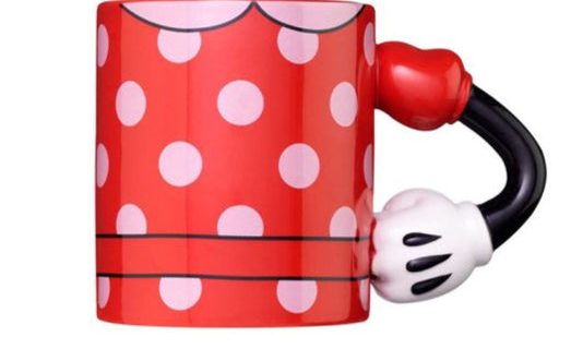 Disney Minnie Mouse Arm Sculpted 12 oz Mug