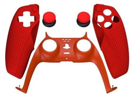 Dobe 3 in 1 Set Protestion TP5-1529 For PlayStation 5 - Red