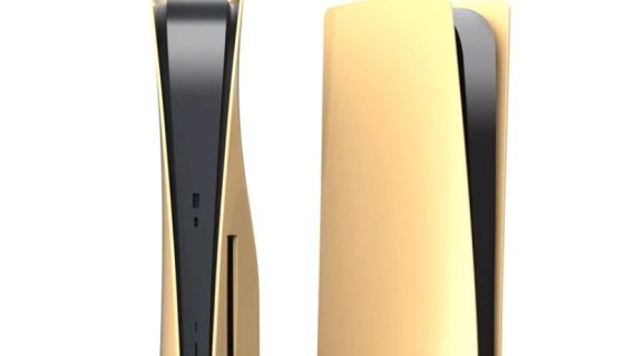 DOBE Protective Shell PS5 Cover - Gold