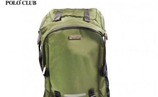 Polo Backpack Club Leader Soft Waterproof - 19 Inch - Green / Black