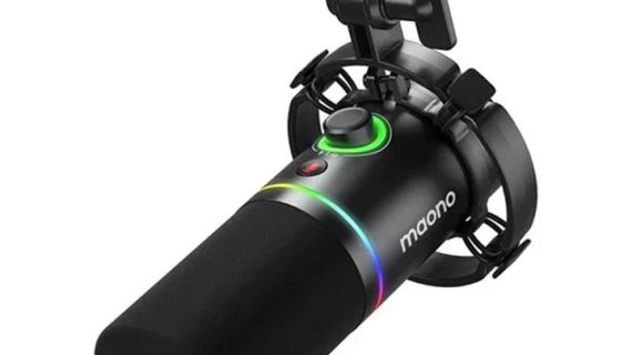 Maonocaster PD200X USB/XLR Dynamic Gaming RGB Microphone - Black