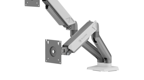 Sades Viper SA MS01 Dual Monitor Mount Arm Max size 32inch 9KG Per ARM White