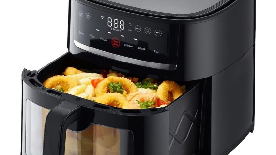 Emjoi Smart AirFryer 1350W, 4L, 1Y, Black