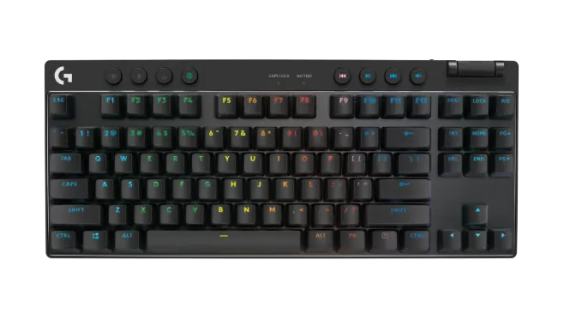 Logitech G PRO X TKL LIGHTSPEED Wireless Gaming Keyboard - Black