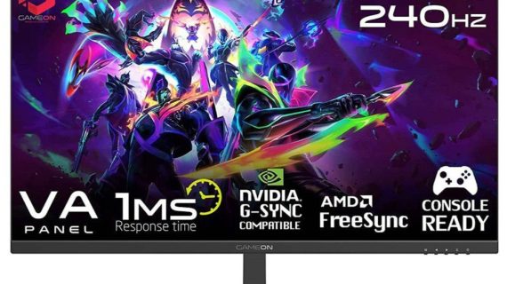 GAMEON GOP 32" FHD,HDMI 2.1,240Hz,VA,1ms,Flat Gaming Monitor