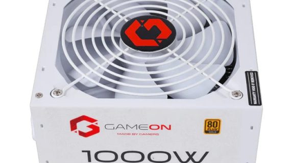 GAMEON - SPY2 ATX 1000 WATTS 80 PLUS Gold Value Gaming Power Supply - White