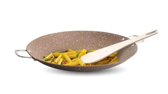 Saflon Work Tava 41 cm | Extra-Large Flat Cooking Pan for Grilling & Roasting