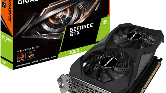 Gigabyte GeForce GTX 1650 GPU D6 WINDFORCE OC 4G Graphics Card