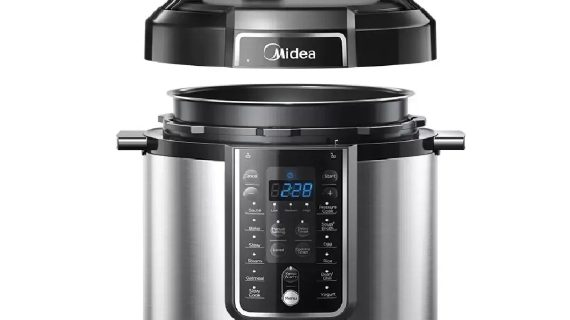 Midea Pressure Cooker, 6L Gross, 4L Net, 8 Menus