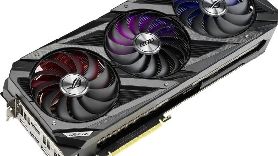 Asus ROG Strix GeForce RTX 3060 Ti V2 OC Edition 8GB GDDR6 Gaming Graphics Card