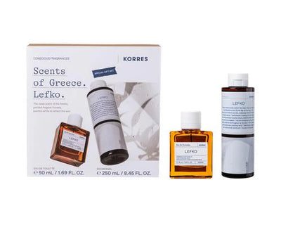 Korres SET Lefko Eau de Toilette 50ml & Lefko Showergel 250ml