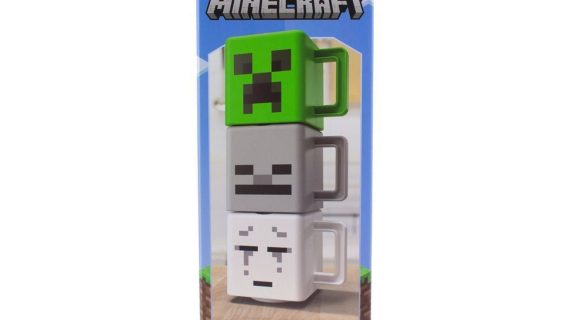 Minecraft Stacking Mugs x3