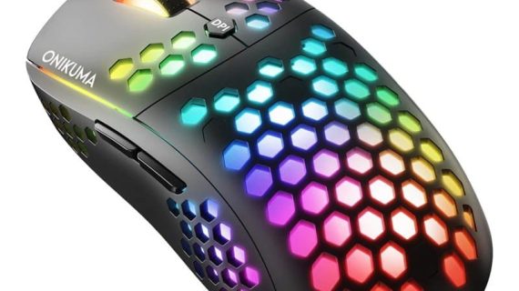 ONIKUMA CW903 Wired Gaming Mouse Optical USB E-sports Game Mice 6 LED Breathing Light RGB Colors for Laptop PC Gamer