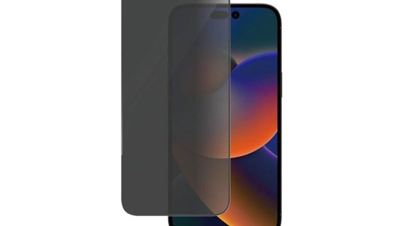 PanzerGlass iPhone 14 Pro Max Antibacterial Tampered Glass, Ultra Wide Fit, Privacy P2770