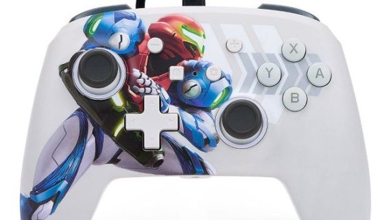 PowerA Enhanced Wired Controller for Nintendo Switch - Metroid Dread