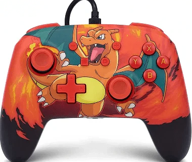 PowerA Enhanced Wired Controller for Nintendo Switch (Pokemon: Charizard Vortex)