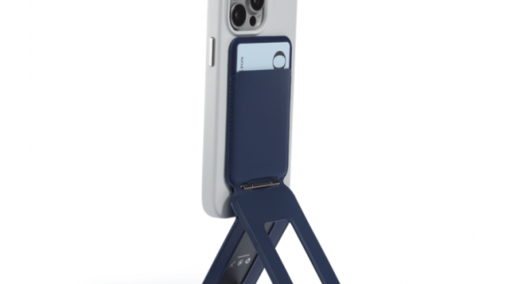 MOFT MS027W-1-ME-NVBU Snap-On iPhone Stand & Wallet