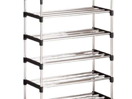 5 Tier Steel Shoe Rack with Handle