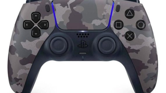 Sony PS5 DualSense Wireless Controller - Gray Camouflage