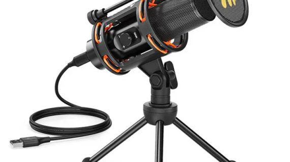 Maonocaster AU-PM471TS Studio Bundle USB PC Microphone With Gain Knob and Zero Latency